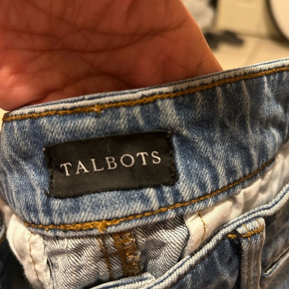 Talbots Women's High Waist Straight Leg Ankle Jeans Denim Blue Size 12 - Picture 14 of 16